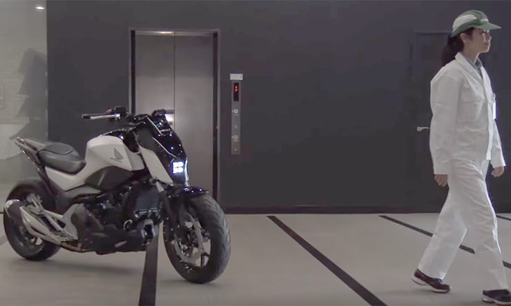 Honda's self balancing bike concept